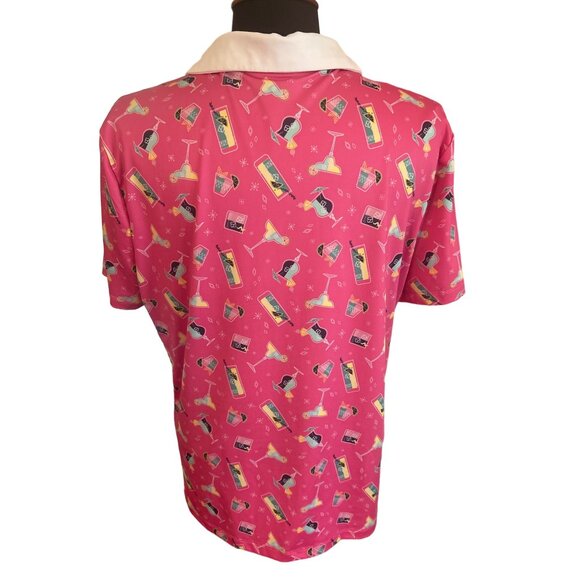 Vibrant Pink Patterned Women's Skort - Picture 4 of 15